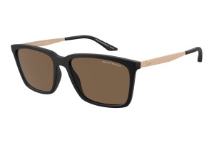 Armani Exchange AX4138S matt fekete napszemüveg, sötétbarna