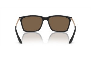 Armani Exchange AX4138S matt fekete napszemüveg, sötétbarna
