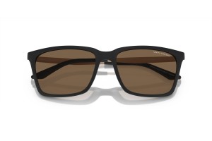 Armani Exchange AX4138S matt fekete napszemüveg, sötétbarna