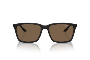 Armani Exchange AX4138S matt fekete napszemüveg, sötétbarna