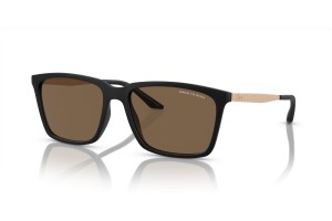 Armani Exchange AX4138S matt fekete napszemüveg, sötétbarna
