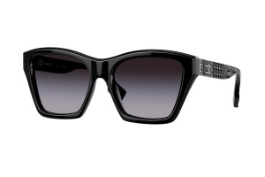 BURBERRY BE4391 ARDEN fekete keretes napszemüveg, szürke lencse