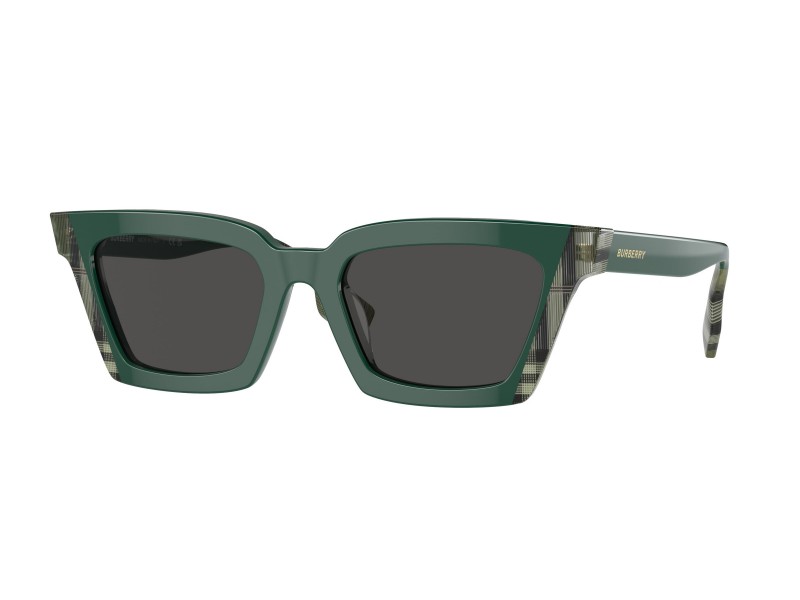 Burberry Briar BE4392U Green Check - sötétszürke lencse