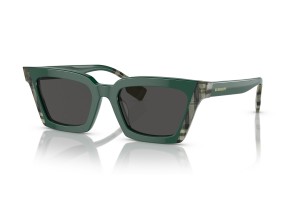 Burberry Briar BE4392U Green Check - sötétszürke lencse