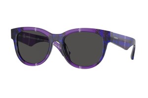BURBERRY BE4432U 411387 Check Violet - Dark Grey napszemüveg