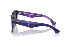 BURBERRY BE4432U 411387 Check Violet - Dark Grey napszemüveg