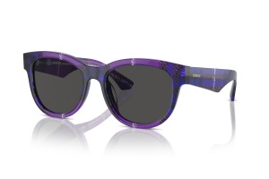 BURBERRY BE4432U 411387 Check Violet - Dark Grey napszemüveg