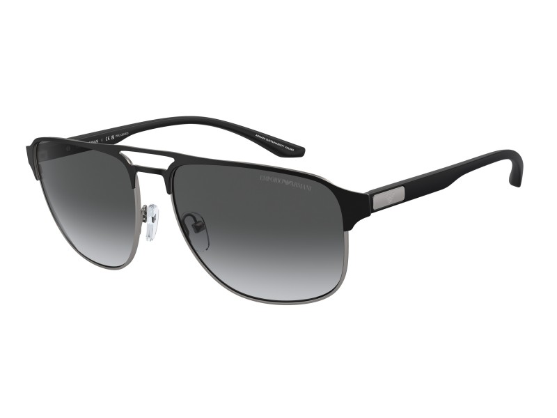 Emporio Armani EA2144 – matt gunmetal/fekete, polarizált
