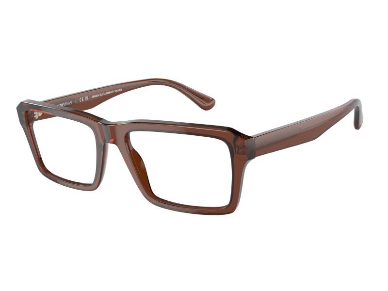 Emporio Armani EA3206 5044 – fényes áttetsző barna (demo lencse)