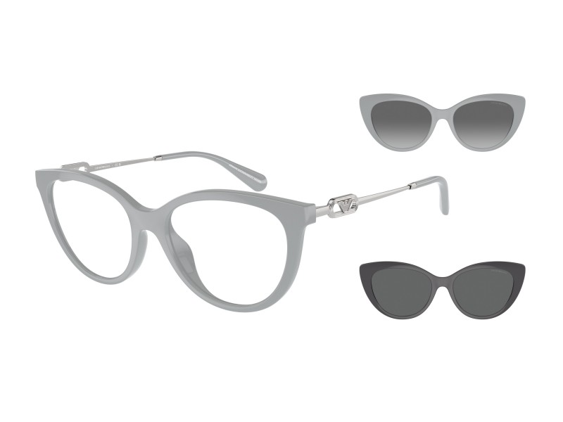 EMPORIO ARMANI EA4213U Shiny Grey — napszemüveg (DEMO lencse)