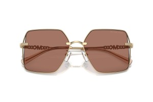 MICHAEL KORS MK1157D SANYA - fényes arany / világosbarna lencse