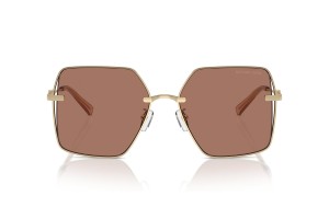 MICHAEL KORS MK1157D SANYA - fényes arany / világosbarna lencse