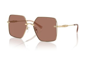 MICHAEL KORS MK1157D SANYA - fényes arany / világosbarna lencse