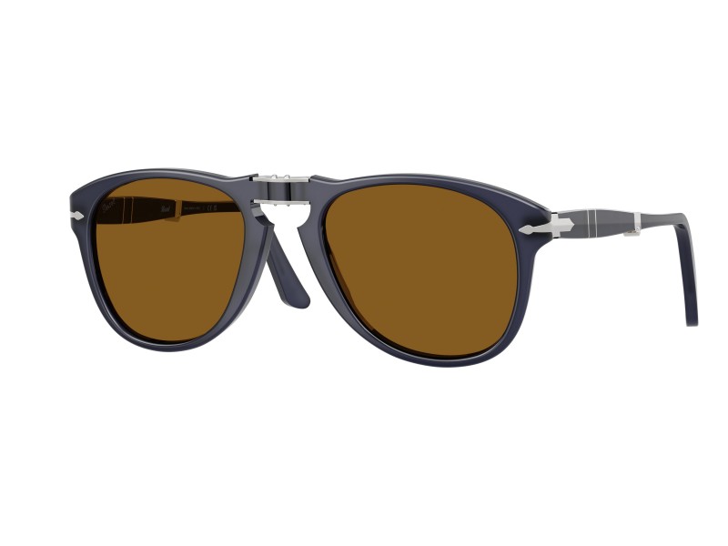 PERSOL PO0714 FOLDING Milky Depths kék-barna napszemüveg