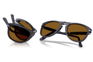 PERSOL PO0714 FOLDING Milky Depths kék-barna napszemüveg
