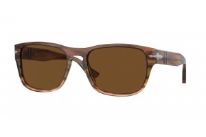 PERSOL PO3341S 120757 Striped Brown Green Polarized Brown napszemüveg