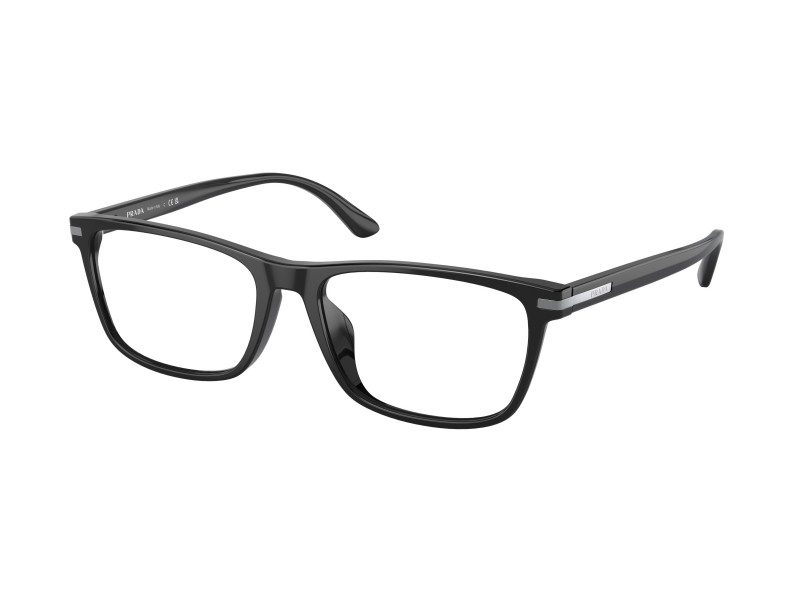 PRADA PR 01ZVD 1AB1O1 fekete acetát szemüveg - demo lencse