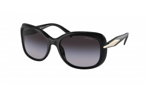 PRADA PR 04ZS 1AB09S fekete napszemüveg, szürke degradé lencse