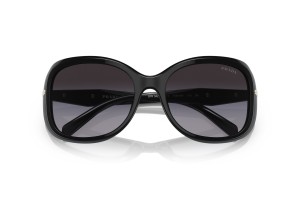 PRADA PR 04ZS 1AB09S fekete napszemüveg, szürke degradé lencse