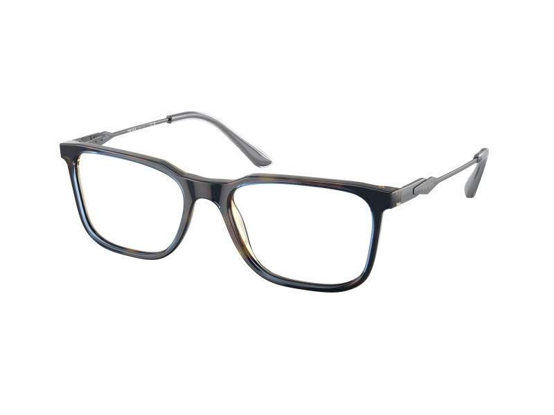 PRADA PR 05ZV Denim Tortoise optikai szemüveg demo lencsével