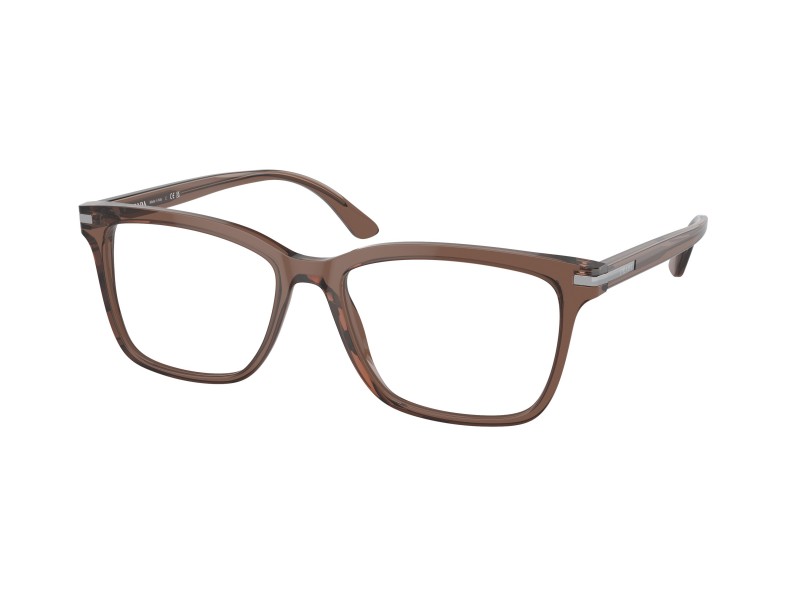 PRADA PR 14WV Brown Transparent acetát szemüveg
