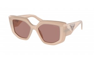 PRADA PR 14ZS 19R10D Opal Natural Light Brown napszemüveg