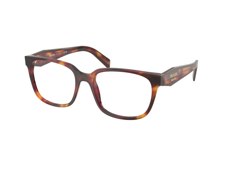 PRADA PR 17ZV 22A1O1 Poppy Tortoise, acetát szemüveg 52–54