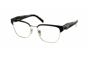 PRADA PR 65YV AAV1O1 Black/Pale Gold Demo Lens szemüveg