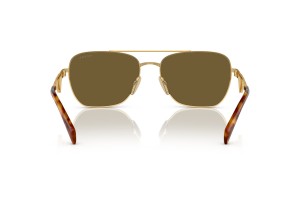 PRADA PR A50S napszemüveg — arany keret, sötétbarna lencse