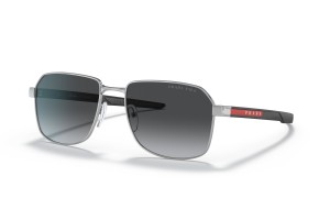PRADA Linea Rossa PS 54WS ezüst polarizált szürke napszemüveg