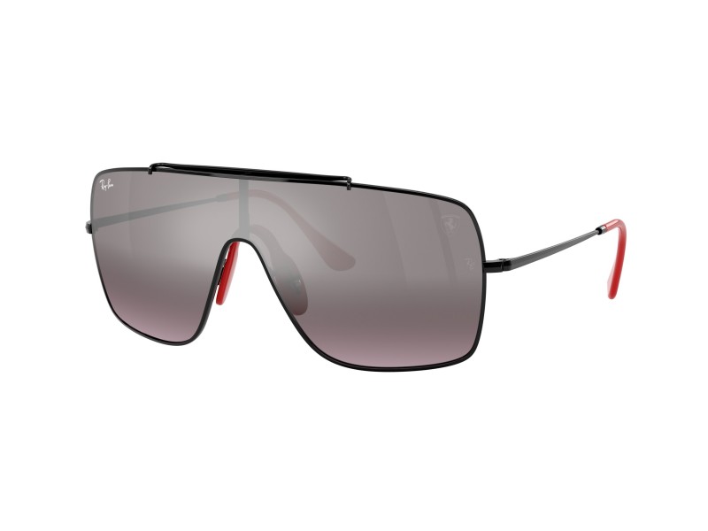 Ray-Ban RB3697M F009Y3 - fekete fémkeret, ezüst-lila lencse