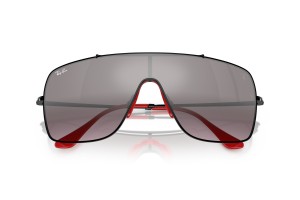 Ray-Ban RB3697M F009Y3 - fekete fémkeret, ezüst-lila lencse