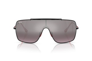 Ray-Ban RB3697M F009Y3 - fekete fémkeret, ezüst-lila lencse
