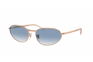 Ray-Ban RB3734 92023F - rose gold keret, kék átmenetes