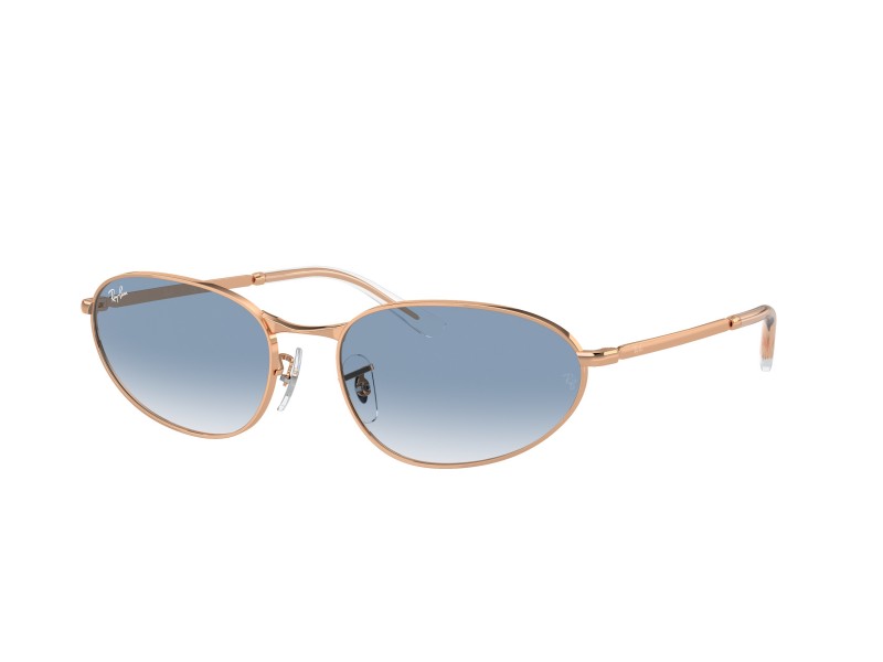 Ray-Ban RB3734 92023F - rose gold keret, kék átmenetes