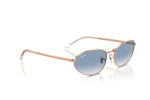 Ray-Ban RB3734 92023F - rose gold keret, kék átmenetes