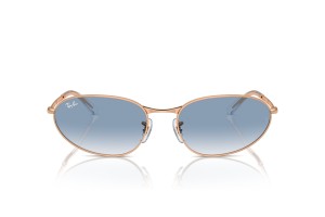 Ray-Ban RB3734 92023F - rose gold keret, kék átmenetes