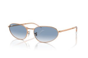 Ray-Ban RB3734 92023F - rose gold keret, kék átmenetes