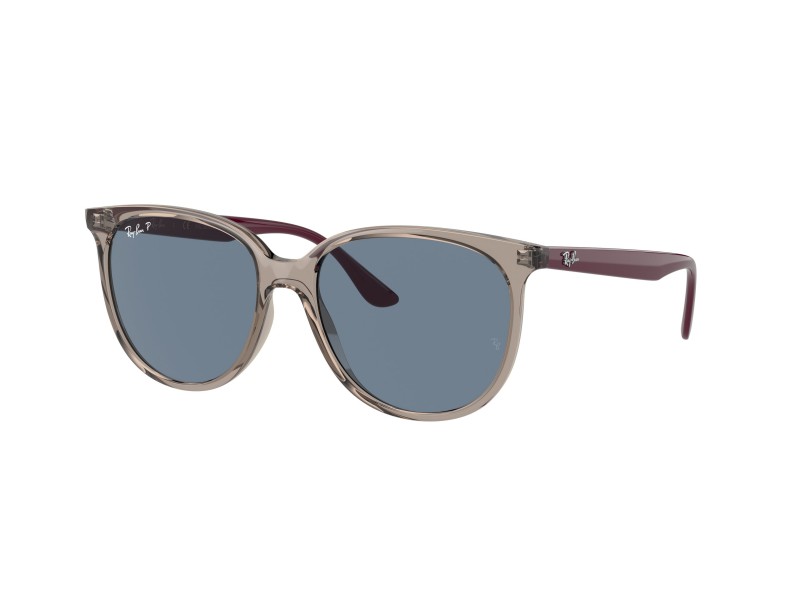 Ray-Ban RB4378 átlátszó szürke, sötétkék polarizált