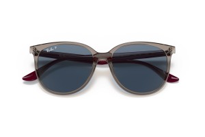 Ray-Ban RB4378 átlátszó szürke, sötétkék polarizált