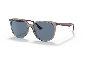 Ray-Ban RB4378 átlátszó szürke, sötétkék polarizált