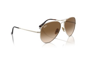 Ray-Ban RB8089 926551 Aviátor titánium - Arista Gold/Clear-Brown