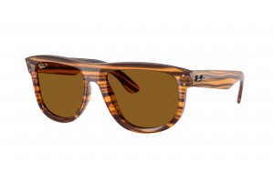 RAY-BAN RBR0501S 679183 BOYFRIEND REVERSE Striped Havana Polarized Dark Brown napszemüveg