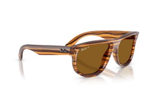 Ray-Ban RBR0501S Boyfriend, Striped Havana, polarizált