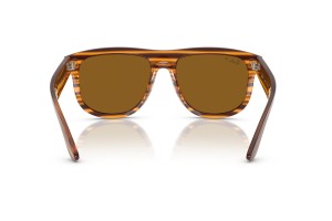 Ray-Ban RBR0501S Boyfriend, Striped Havana, polarizált