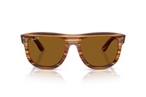 Ray-Ban RBR0501S Boyfriend, Striped Havana, polarizált