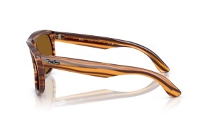 Ray-Ban RBR0501S Boyfriend, Striped Havana, polarizált