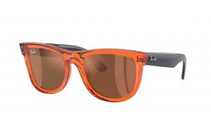 RAY-BAN RBR0502S 6712GM WAYFARER REVERSE Transparent Orange Copper napszemüveg