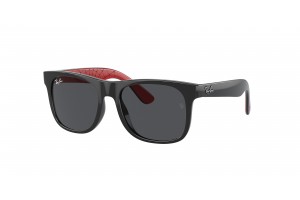 Ray-Ban Junior Justin RJ9069S 716687 – fekete váz, sötét-szürke