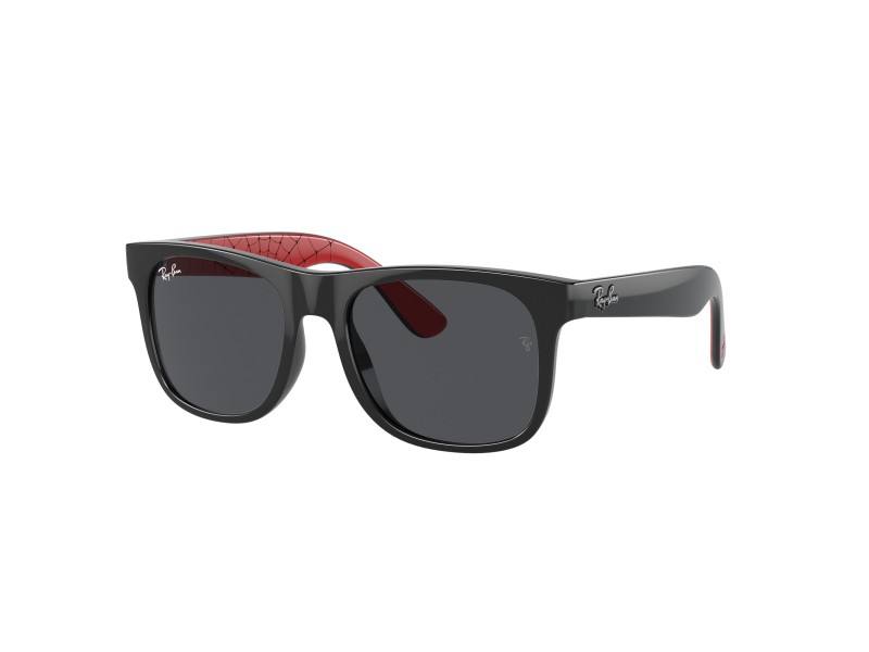Ray-Ban Junior Justin RJ9069S 716687 – fekete váz, sötét-szürke